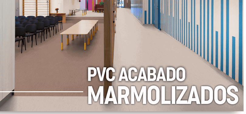 Suelos Vinilicos Uso comercial Acabado Marmolizado